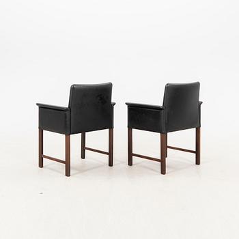 A pair of easy chairs by Hans Olsen, Denmark, 1960s.
