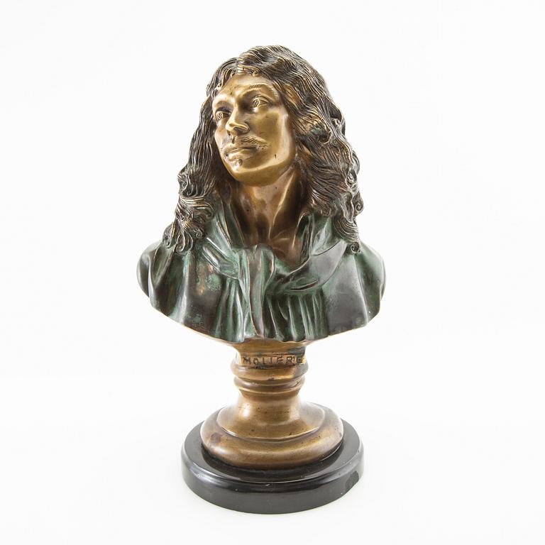 Okänd konstnär 1900-tal, Byst föreställande franske dramatikern Molière.