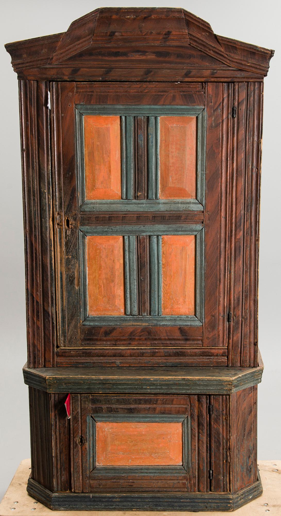 SKÅP, allmoge, Björneborgstrakten, Finland 1700-talets slut.