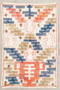 Märta Måås-Fjätterström, tapestry "Liljekrukan" inlay on linen foundation, signed approximately 53x35 cm.