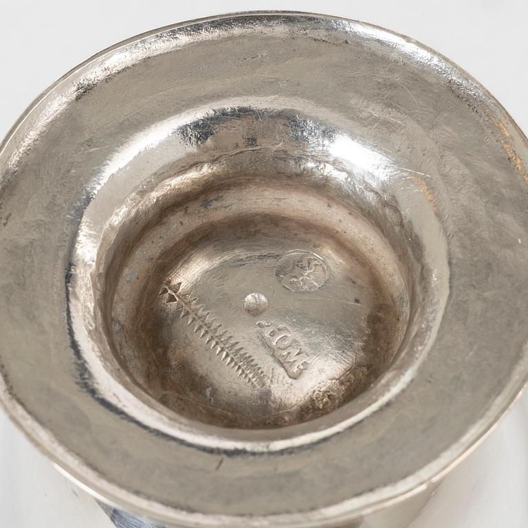 A Berlin parcel gilt silver beaker, probably mark of Henri Masseron, second half of the 18th century.