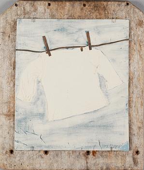 VÄGGPLATTA, keramik, Eva Darpö, signerad.