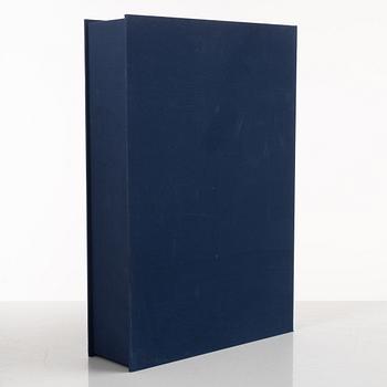 Gösta Werner, "Visor av Evert Taube", kassetter, 2 st, med 62 färglitografier, 1989, signerade.