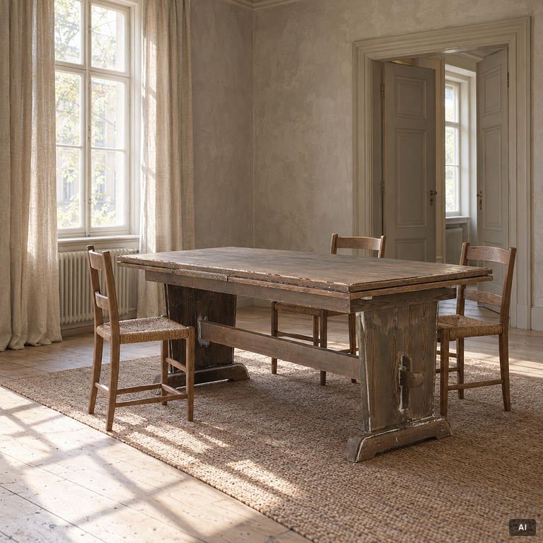 Dining table, second half of the 20th century.
