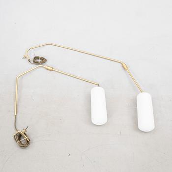 Taklampor, ett par, "Ventus lamp form 2", Frama, Danmark.