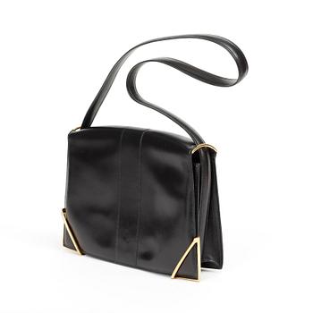 483. A 1970s black shoulder bag by Hermès.
