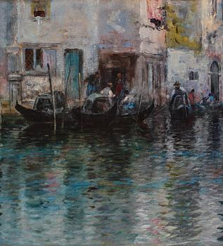 Wilhelm von Gegerfelt, Canals in Venice.