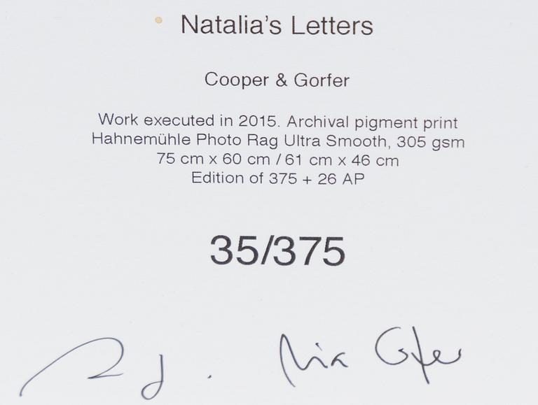 Cooper & Gorfer, "Natalia's Letters".