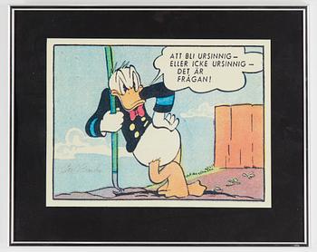 CARL BARKS, signerat tryck.