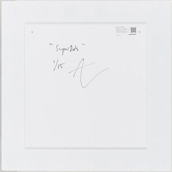 ANDREAS LUNDBERG, "Super Dots", gicleetryck på plexiglas, signerad och numrerad a tergo 1/15.