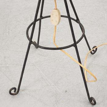 A floor lamp, 1950's.