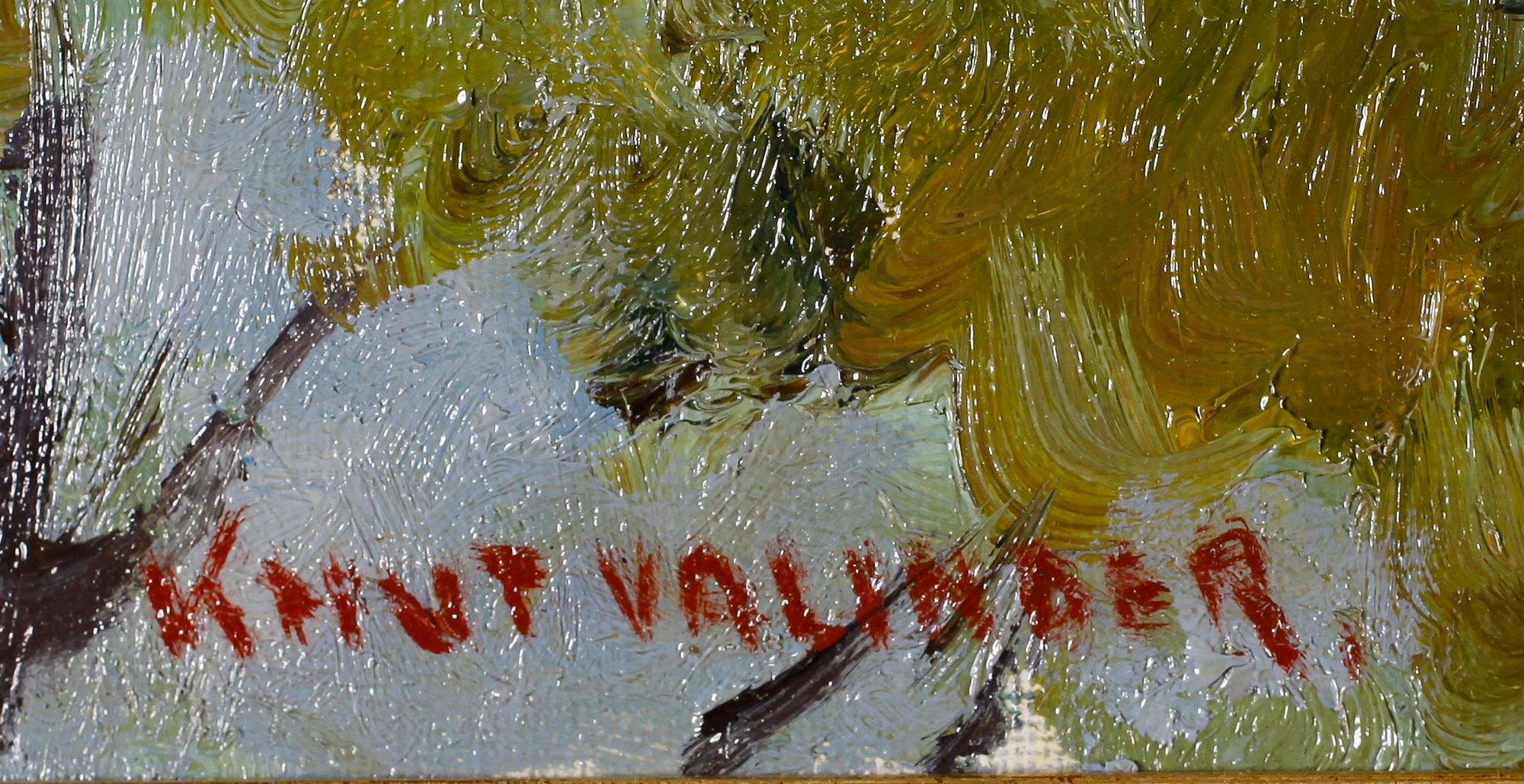 KNUT VALINDER, olja på duk, signerad.