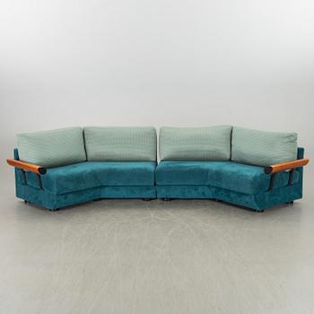 A SET OF 2 1980's FRIGHETTO SOFAS, ITALY.