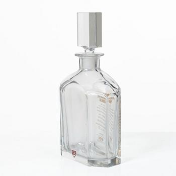 Olle Alberius, A decanter in case, “Absolut Vodka”, Orrefors, 1980s.