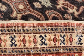 A carpet, semi antique/old, possibly Ardabil, c. 180 x 115 cm.