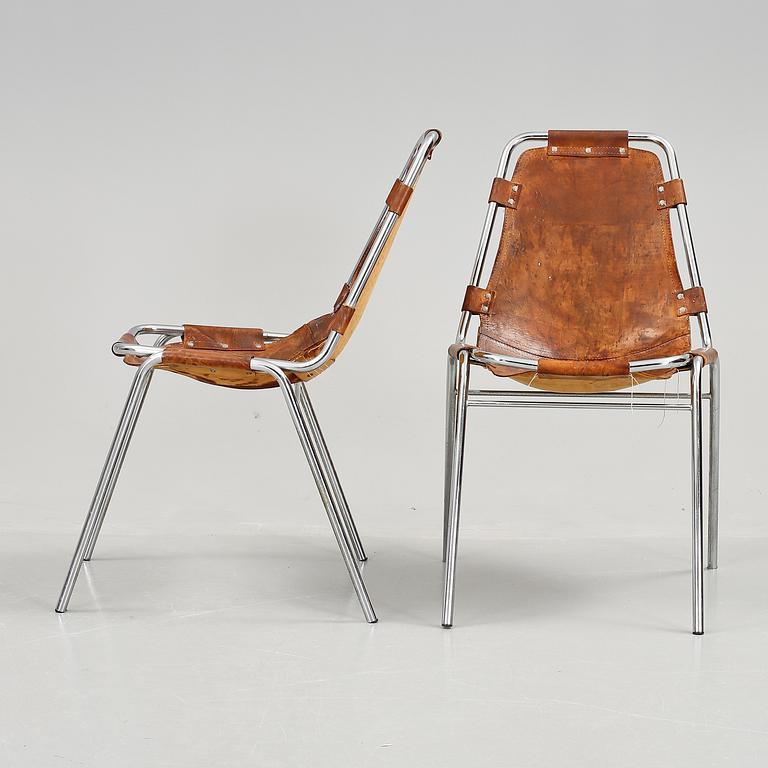 STOLAR, ett par. "Les Arcs",  Charlotte Perriand, , omkring 1970.