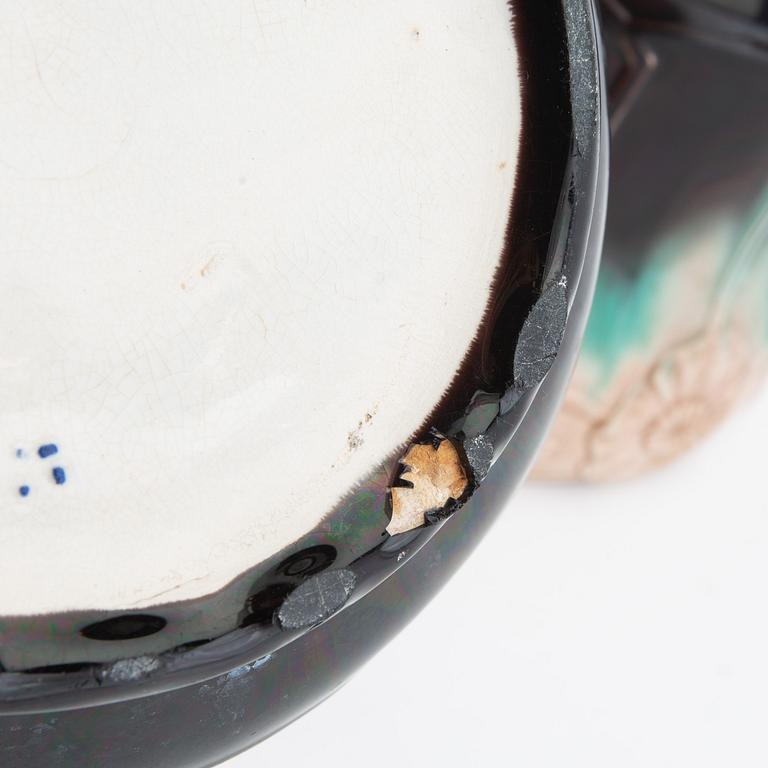 Outer covers 2 pcs Jugend, Rörstrand early 20th century stoneware.