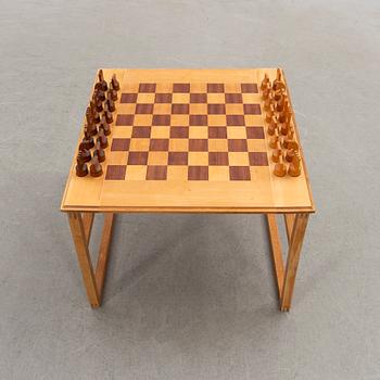 Rud Thygesen & Johnny Sörensen, chess table, for PP Möbler, Denmark, second half of the 20th century.