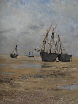 August Hagborg, Low tide, Normandy.