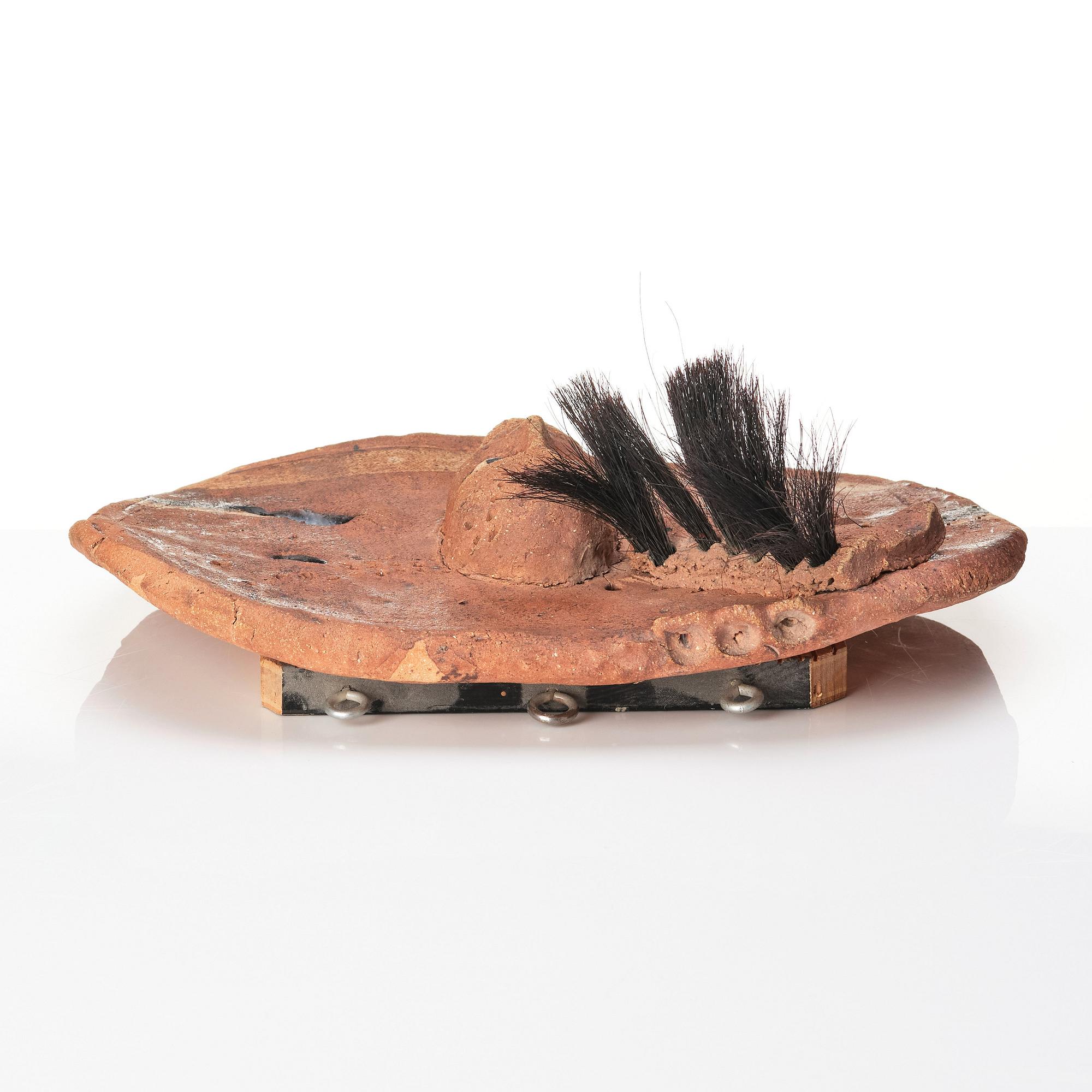 Bertil Vallien, a stoneware wall sculpture, Sweden, 1960s.