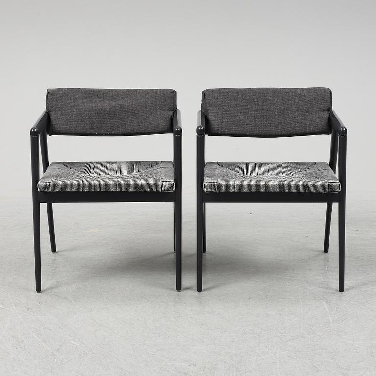 a pair of  Gio Ponti "Dormitio" armchairs, L'abbate, Italy. Designed in the 1950's.