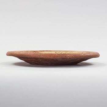 a earthenware plate dated 1807.