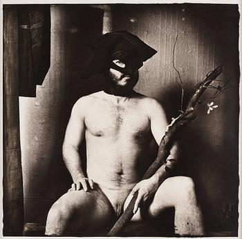 184. Joel-Peter Witkin, ”Hermaphrodite with Christ, San Francisco", 1985.