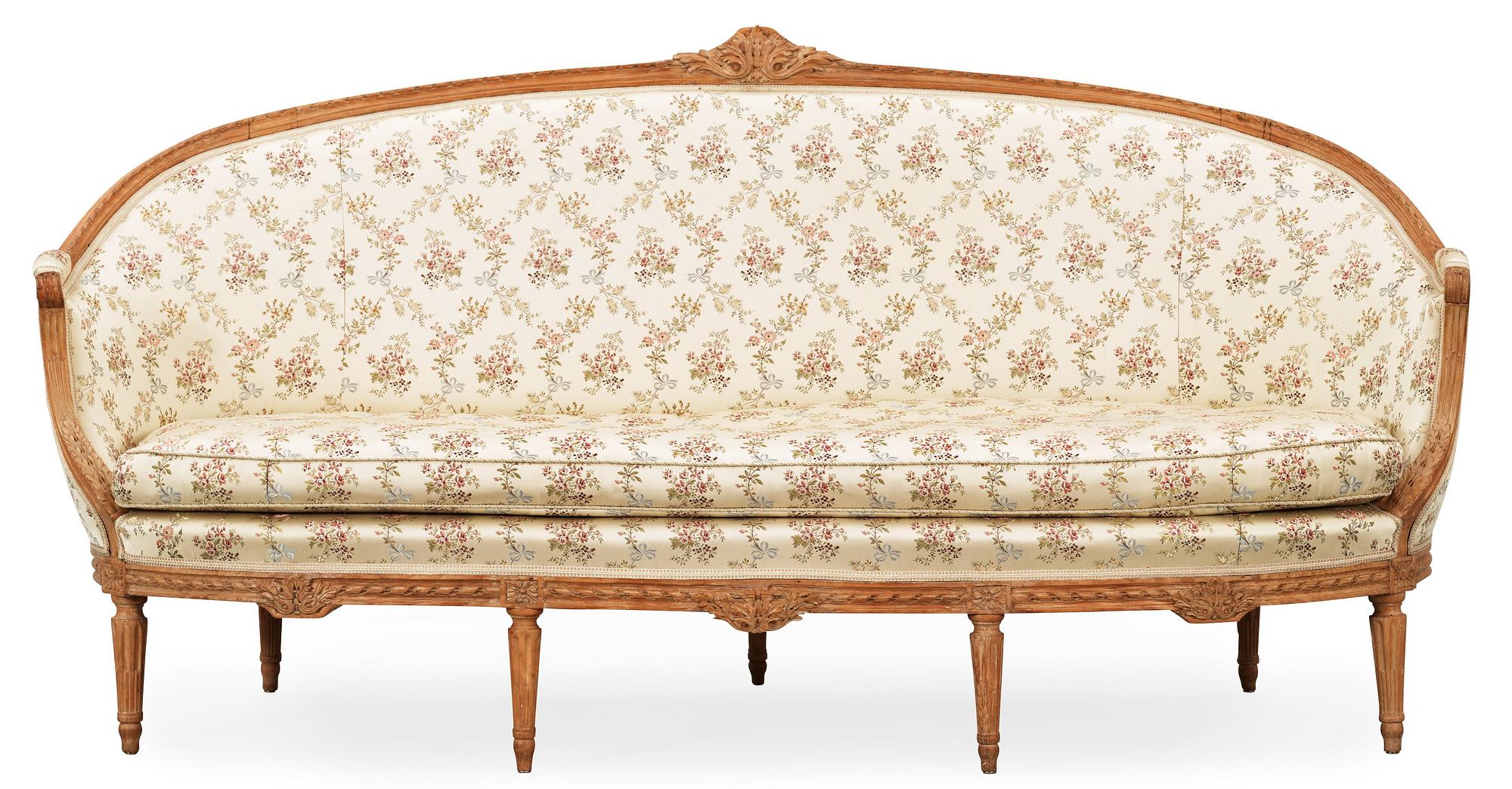 SOFFA. Frankrike, 1700-talets andra hälft. Louis XVI.
