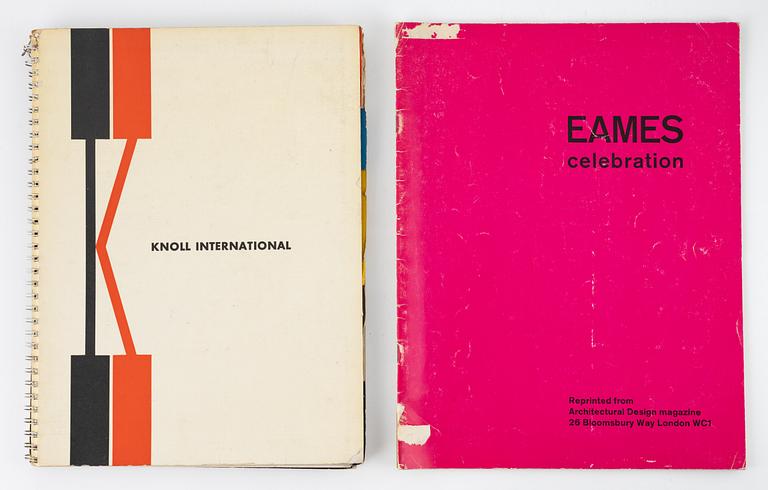 Knoll Associates, kataloger och priskuranter, 12 st, 1960-tal, samt div broschyrer.