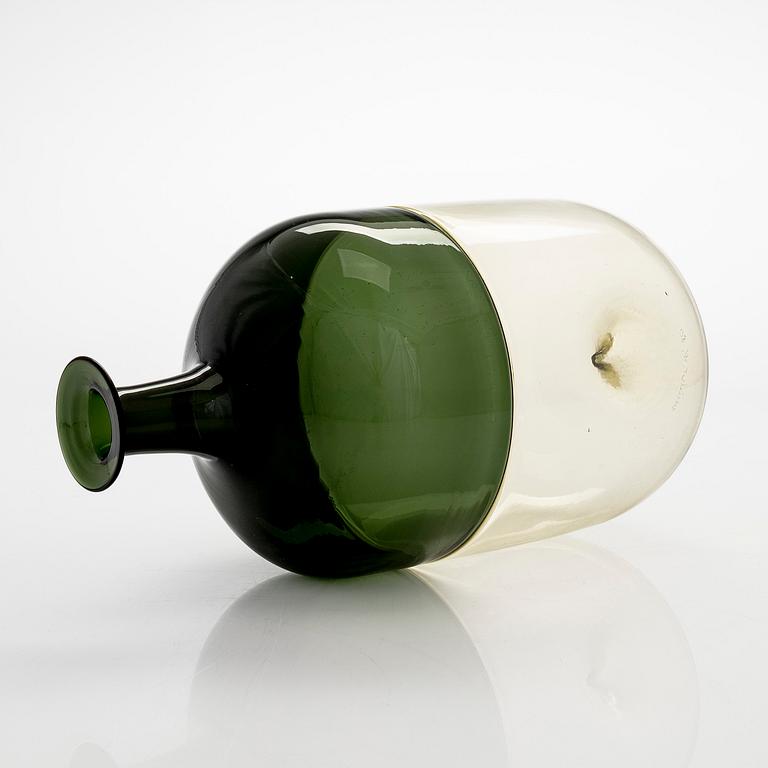 Tapio Wirkkala, a 'Bolle' bottle, model 503.2, signed Venini TW -80.