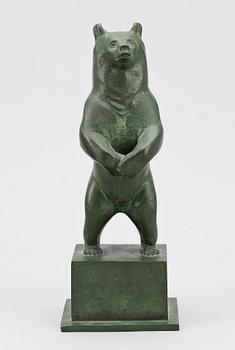 ANDERS JÖNSSON, skulptur, brons. Signerad.