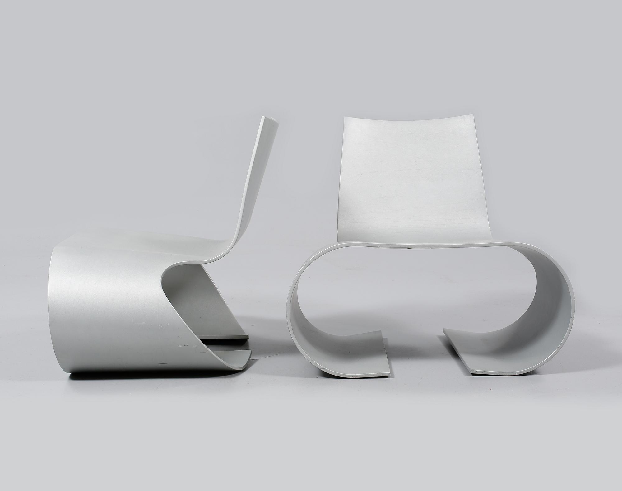 FÅTÖLJER, ett par, "Oto", Peter Karpf för Iform, 2000.