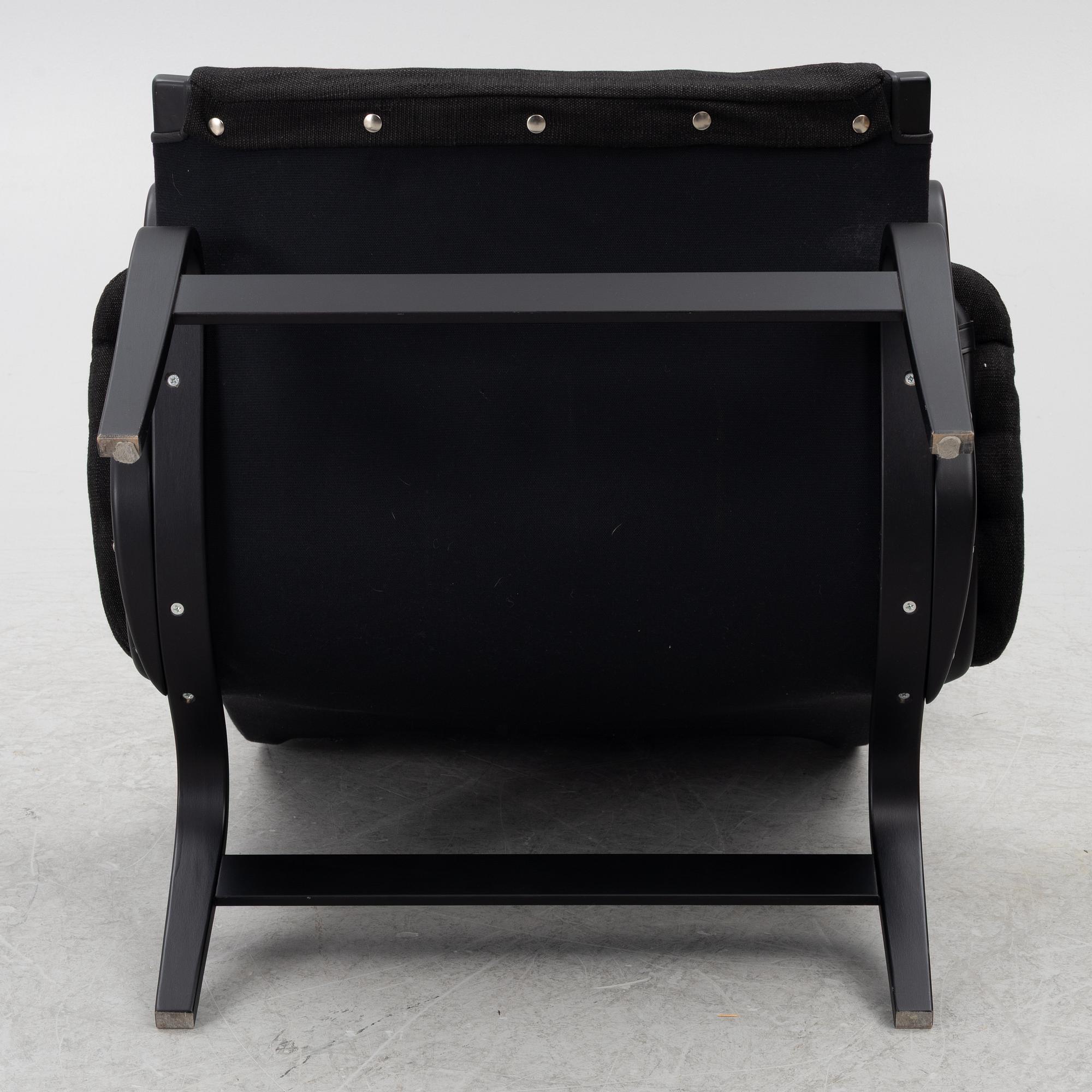Bruno Mathsson, Armchair with footstool, 'Pernilla', Dux.