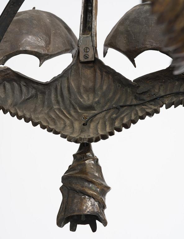 Arvid Böhlmarks Lampfabrik, monumental takkrona, modell "5026", Stockholm, Jugend, 1910-tal.