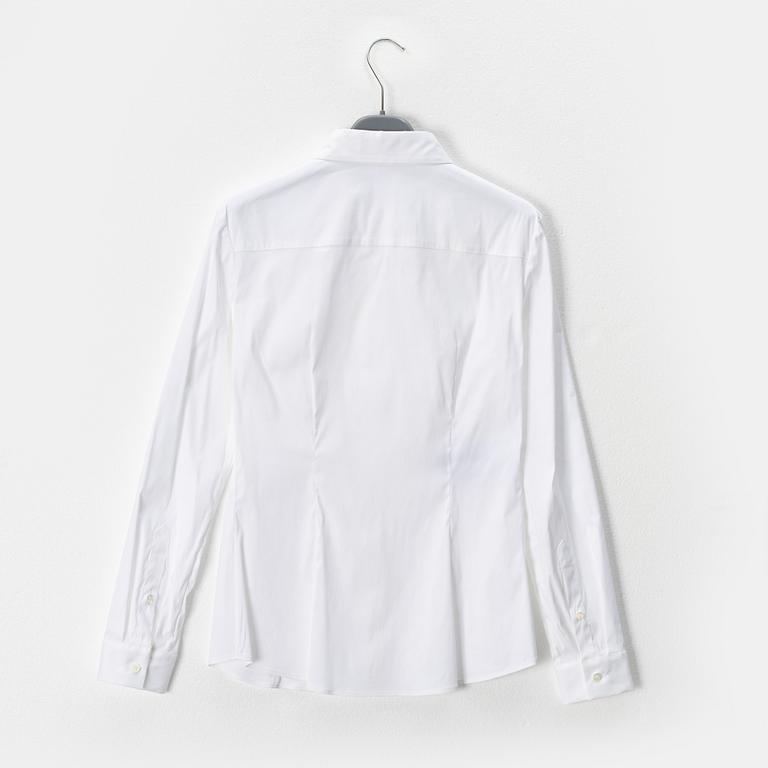 Prada, two white shirts, size 38.