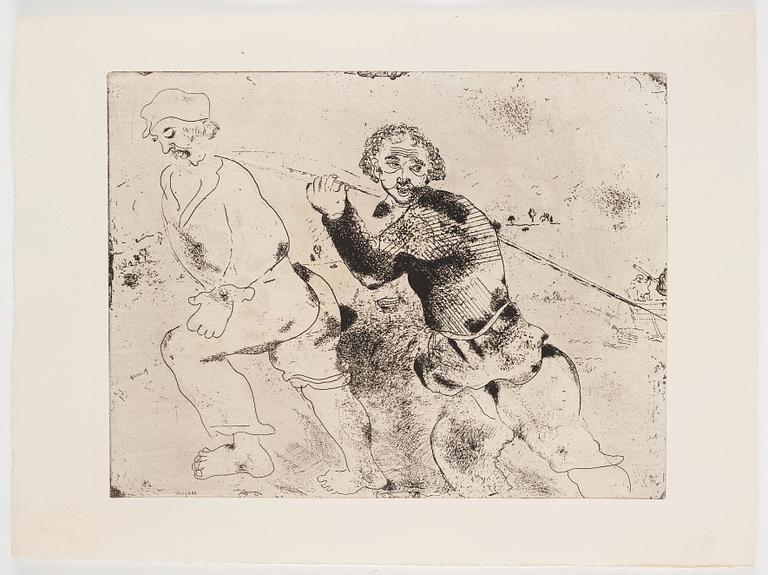 Marc Chagall, MARC CHAGALL, 71 etchings from the edition of 285 examples on Arches/MBM/J. Perrigot paper, 1923-1948.