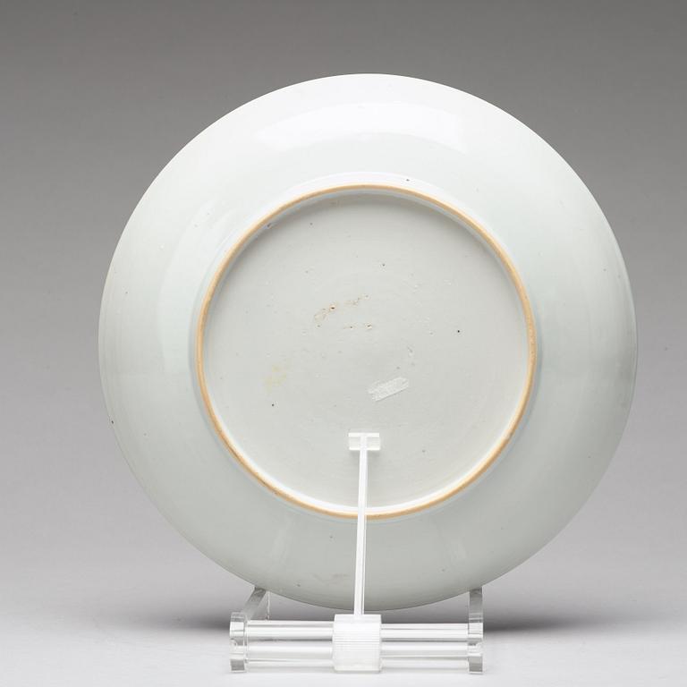 SKÅLFAT, kompaniporslin. Qingdynastin, Qianlong (1736-95).