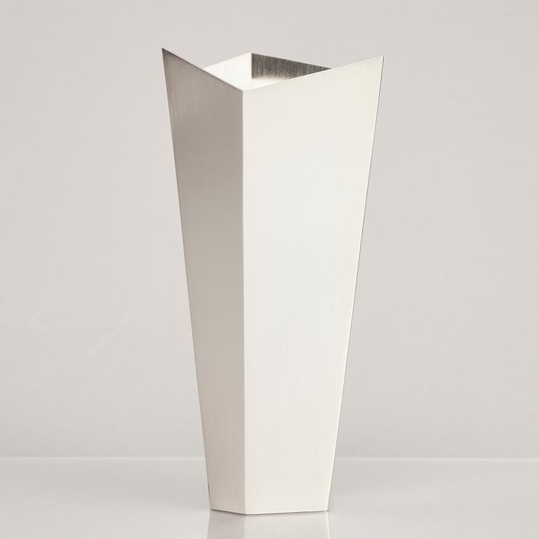 A sterling silver vase, mark of Rolf Lindståhl, Stockholm 2011.