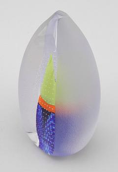 SKULPTUR, glas, Monica Backström, Kosta Boda.