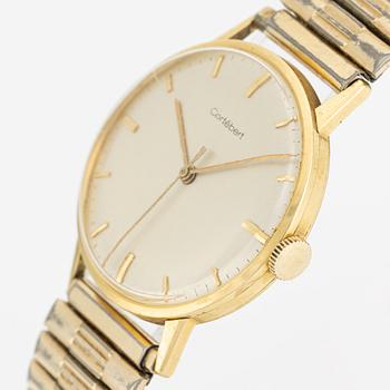 Cortébert, armbandsur, 18K guld, 34 mm.