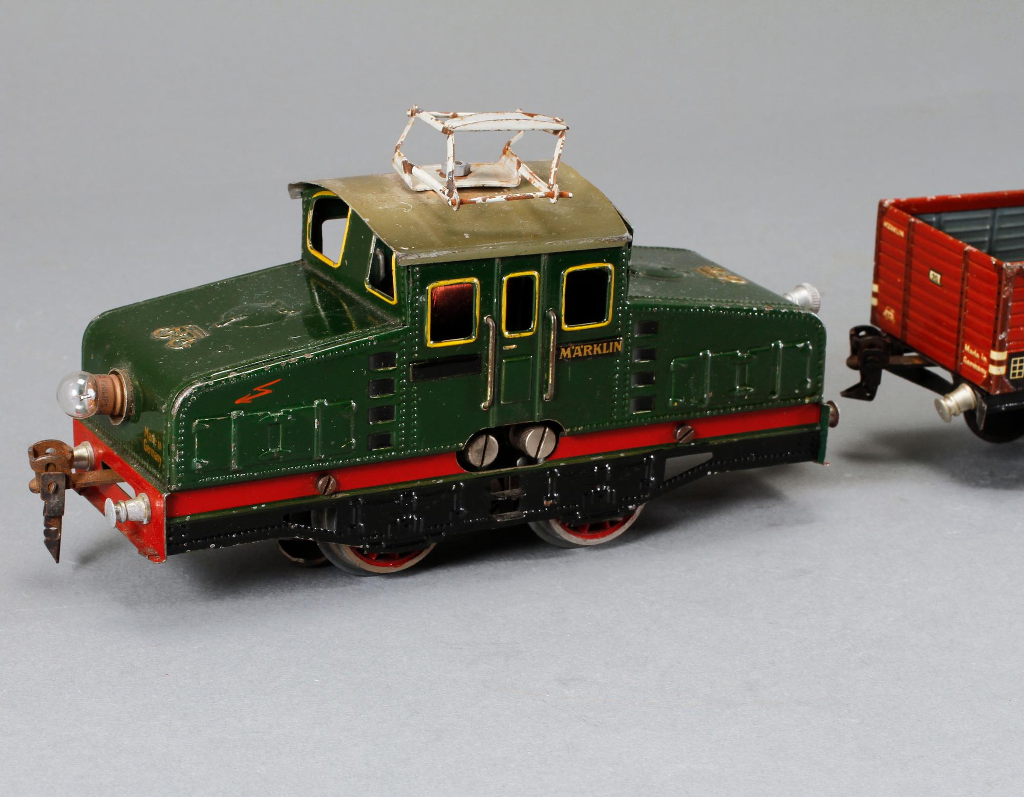 TÅGSET, 3 delar, Märklin, Tyskland, 1900-tal.