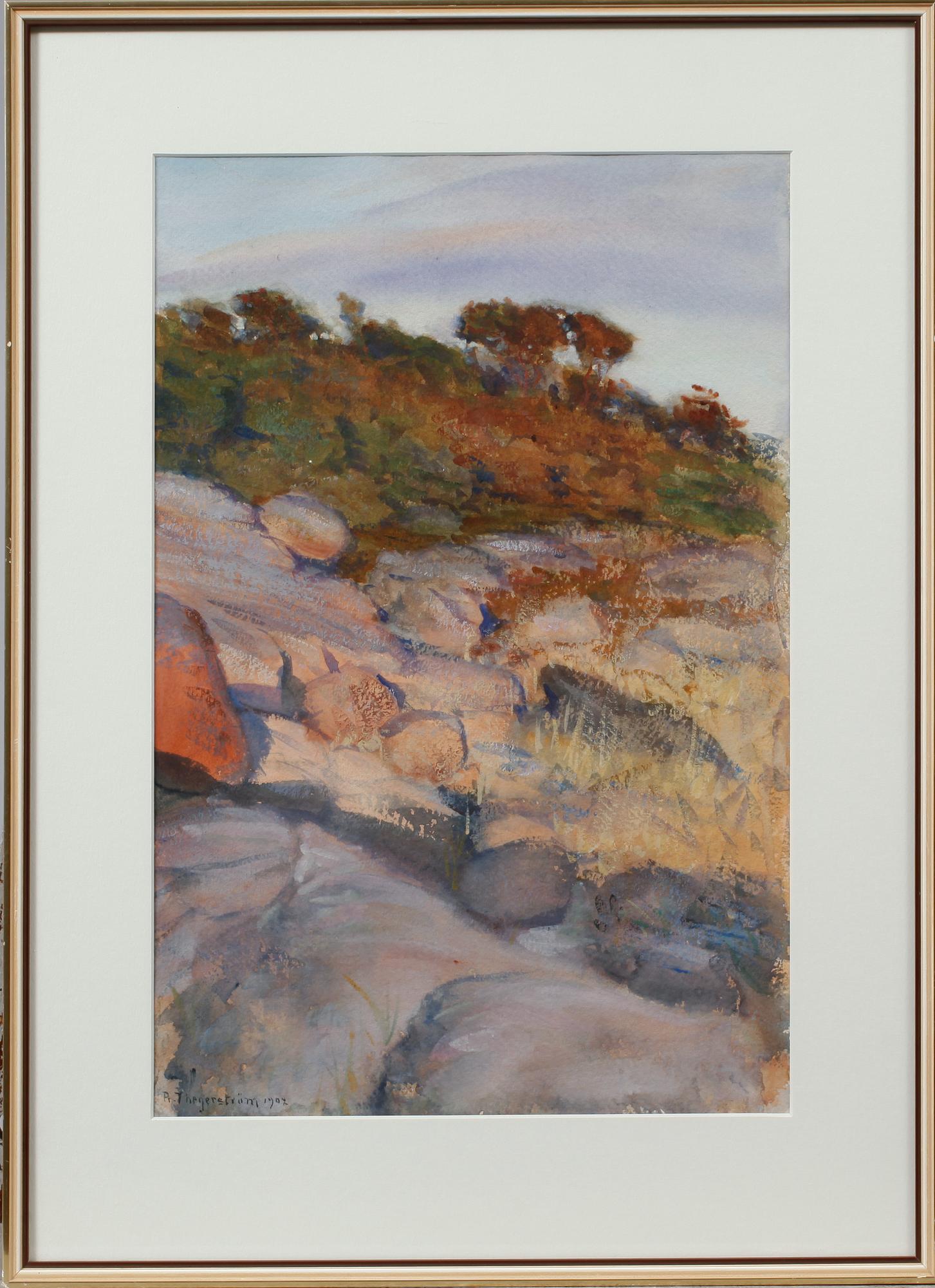 ROBERT THEGERSTRÖM, gouache, signerad och daterad 1902.
