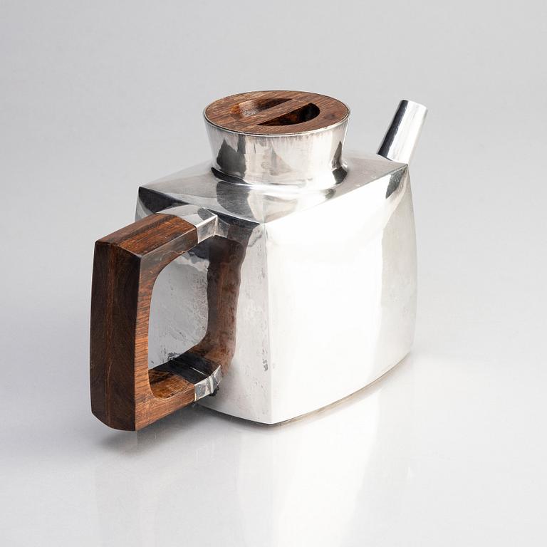 Anders Ericson, a silver teapot, Kristianstad 1968.