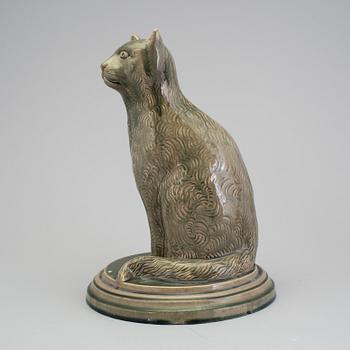 SKULPTUR, oidentifierad konstnär, "Lindqvist", Kakelugnsfabriken, Arbro, Hälsingland,  daterad 1891.