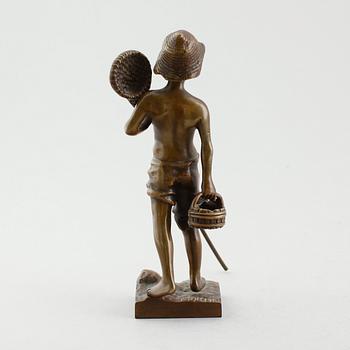 SKULPTUR, brons, signerad Martin, omkring år 1900.