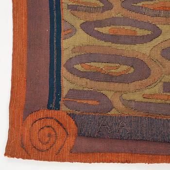 Sigrid Hjertén, a tapestry, tapestry weave, approximately 245 x 125 cm, signed AA SH 1907 HV.