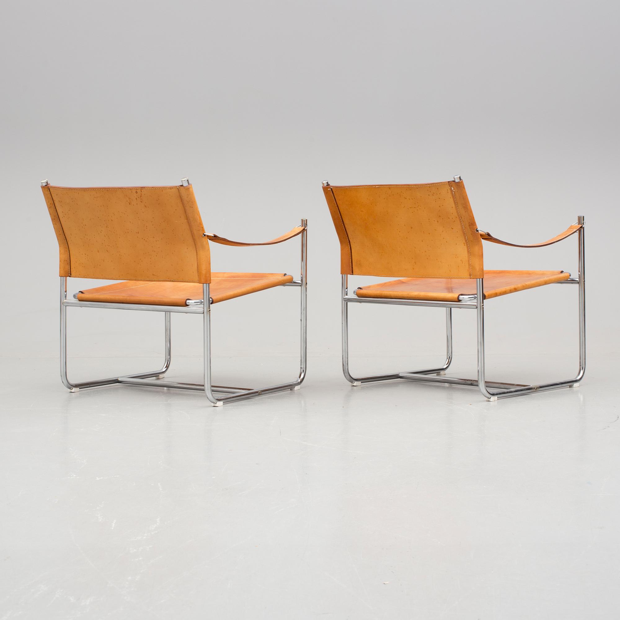 KARIN MOBRING, karmstolar ett par, "Amiral", IKEA, 1970-tal.