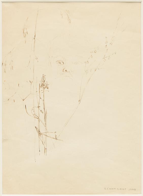 Erik Chambert, "Gräs II", Plant Study, 2 pcs.