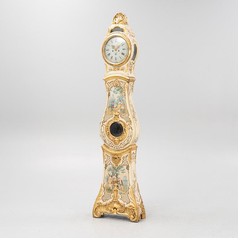 A Swedish Rococo Longcase Clock, Petter Ernst, (active in Stockholm 1753-1784).