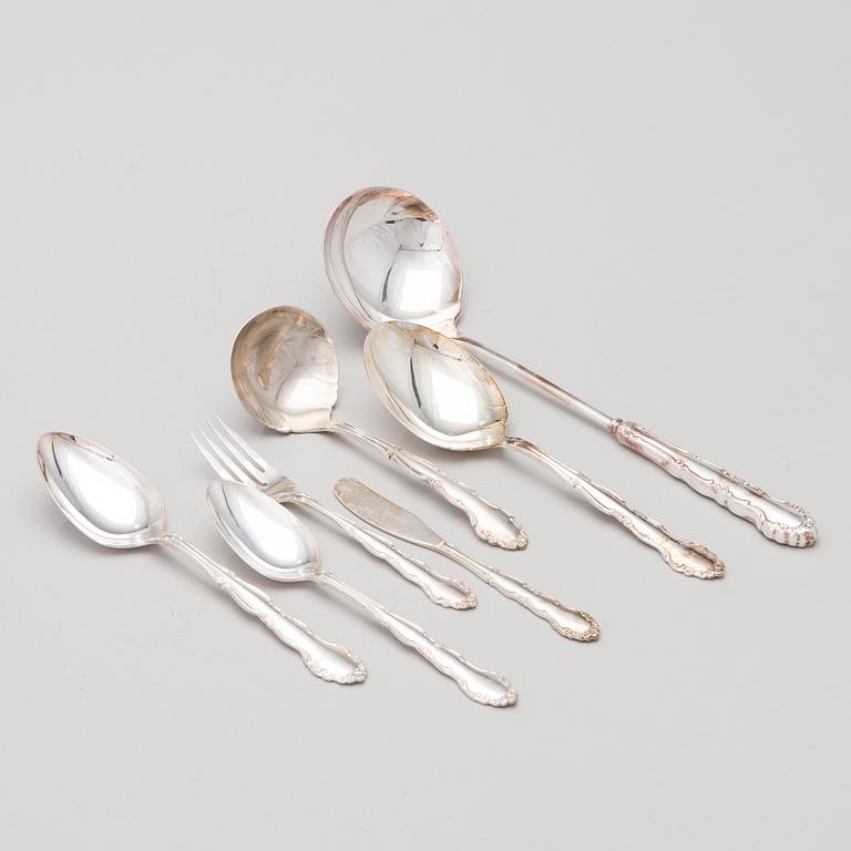 Silver Plated Cutlery Set for Twelve person, made in UK.